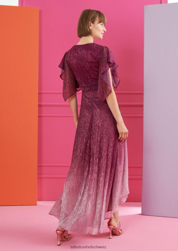 8NNJJV132 Kleidung Azaleenrose Frauen Talbot Runhof Midikleid Golambini9