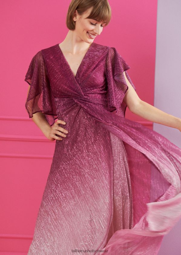 8NNJJV132 Kleidung Azaleenrose Frauen Talbot Runhof Midikleid Golambini9