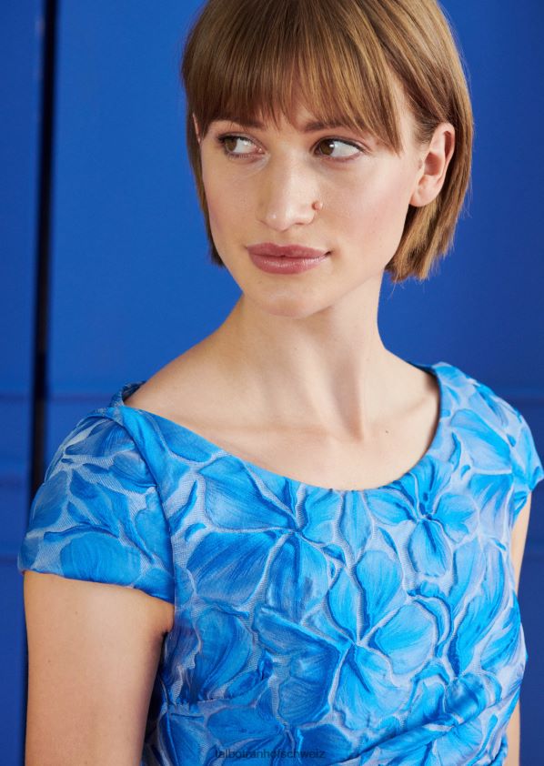 8NNJJV133 Kleidung Königsblau Frauen Talbot Runhof Midikleid homey1