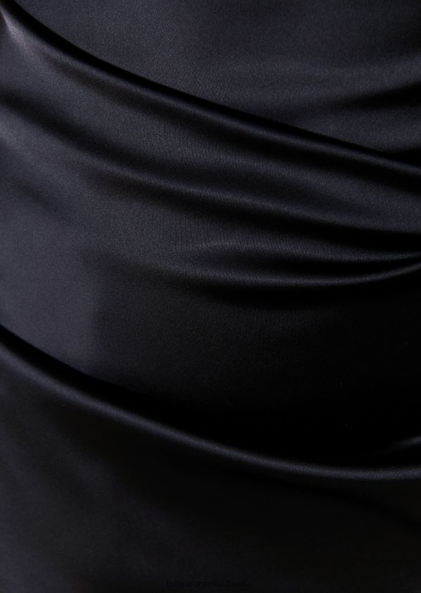 8NNJJV135 Kleidung Schwarz Frauen Talbot Runhof Midikleid roya1