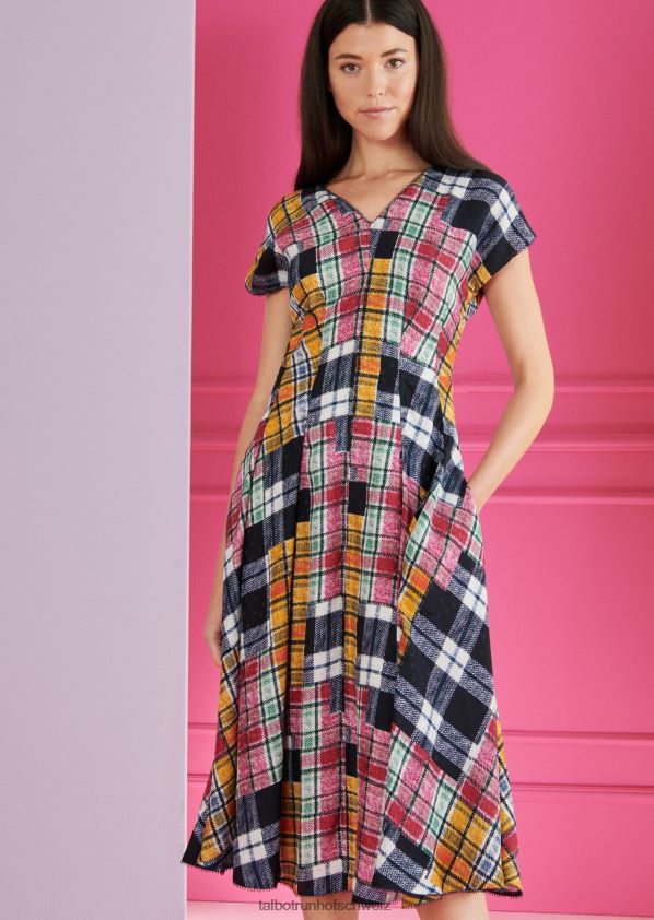 8NNJJV141 Kleidung Mehrfarbig Frauen Talbot Runhof Midikleid solera7