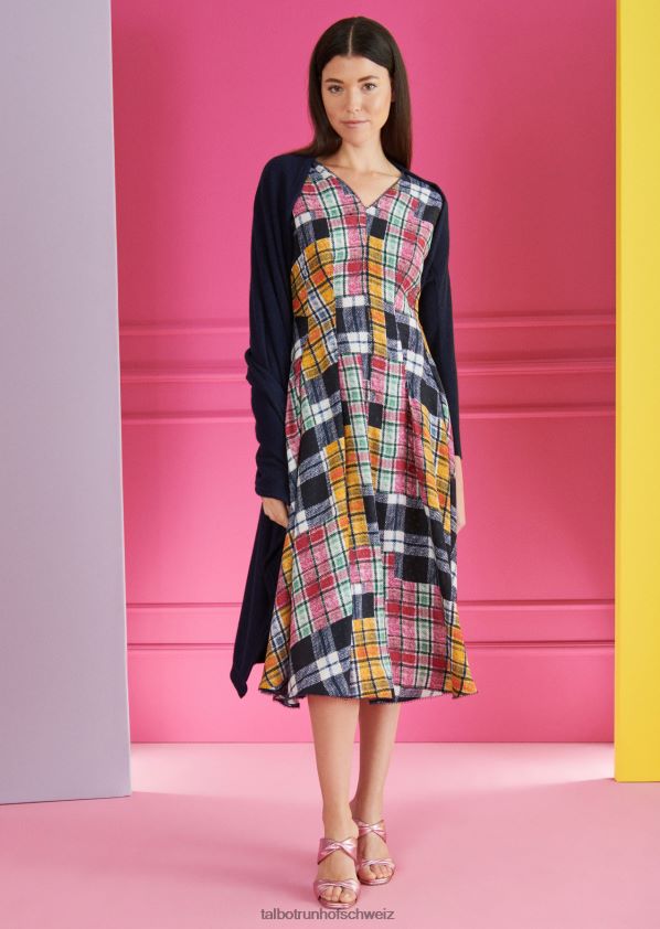 8NNJJV141 Kleidung Mehrfarbig Frauen Talbot Runhof Midikleid solera7