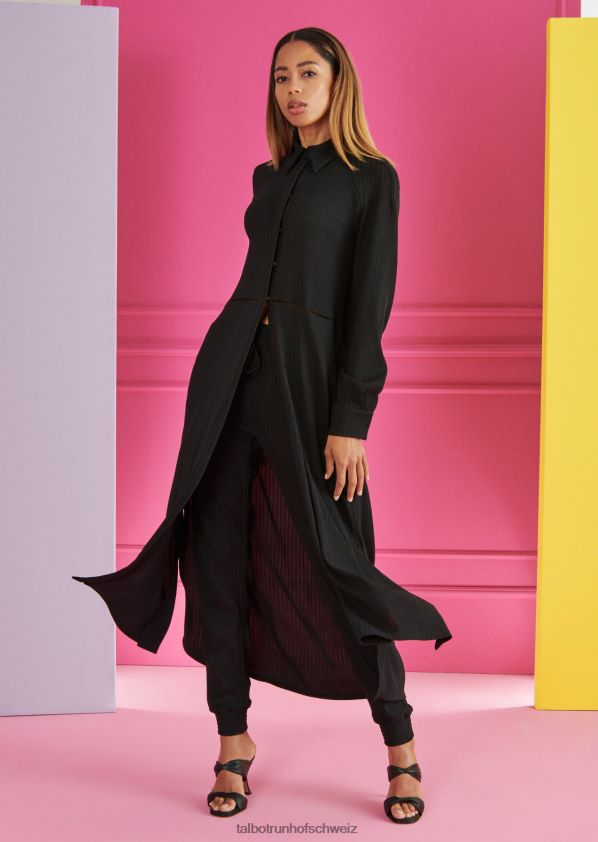 8NNJJV144 Kleidung Schwarz Frauen Talbot Runhof Midikleid goy2