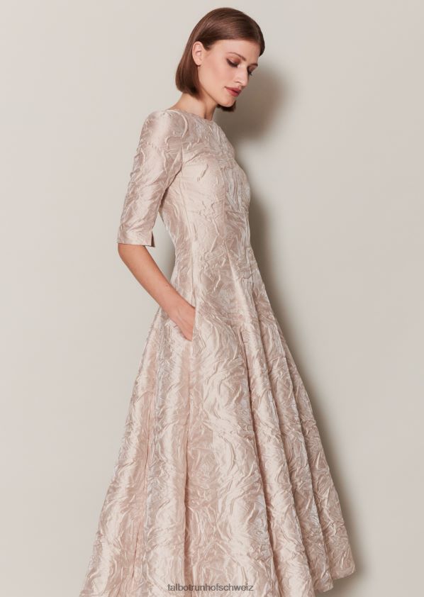 8NNJJV148 Kleidung Creme Frauen Talbot Runhof Midikleid bogna1