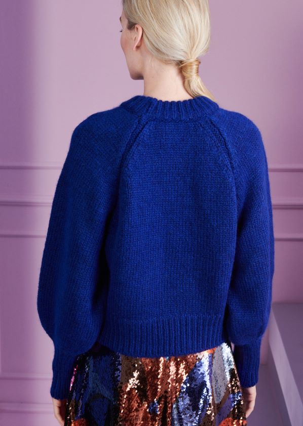 8NNJJV293 Kleidung Königsblau Frauen Talbot Runhof Pullover odasweater1