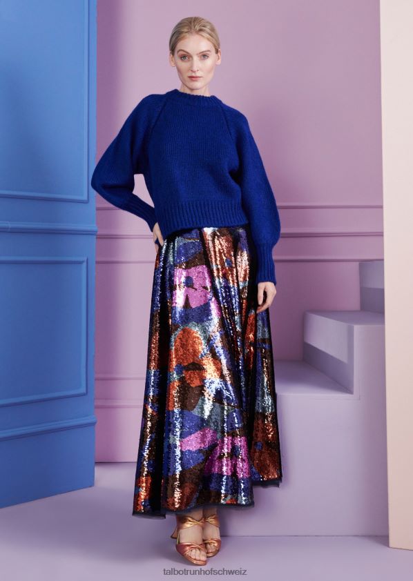 8NNJJV293 Kleidung Königsblau Frauen Talbot Runhof Pullover odasweater1
