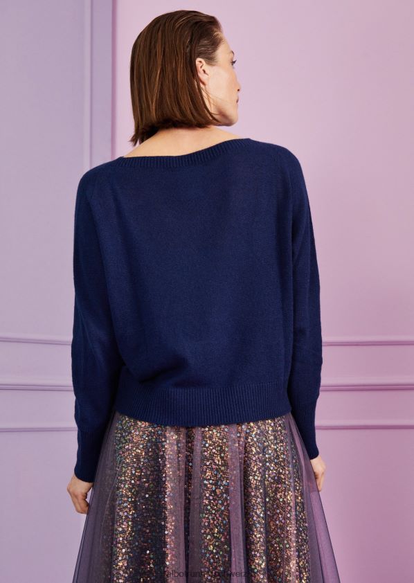 8NNJJV302 Kleidung königliches Marineblau Frauen Talbot Runhof Pullover Baptiste1