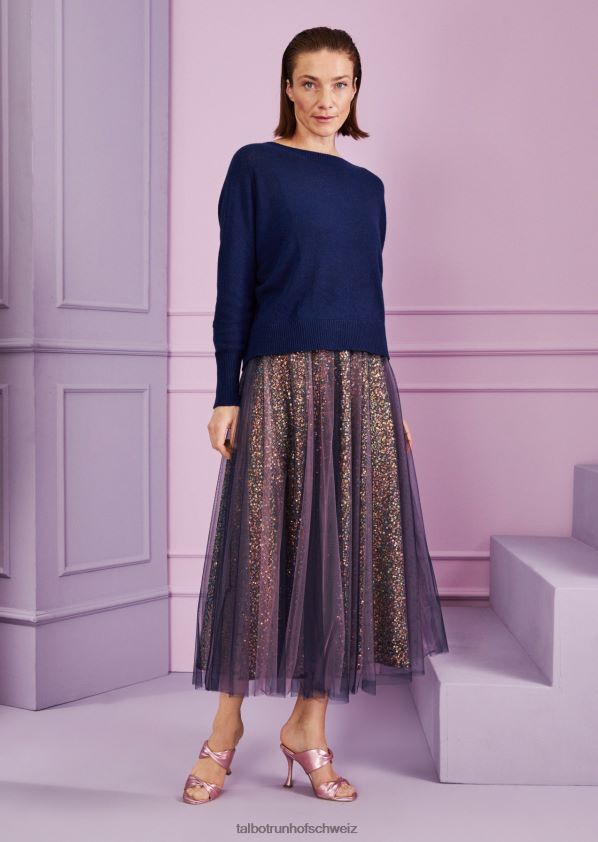 8NNJJV302 Kleidung königliches Marineblau Frauen Talbot Runhof Pullover Baptiste1