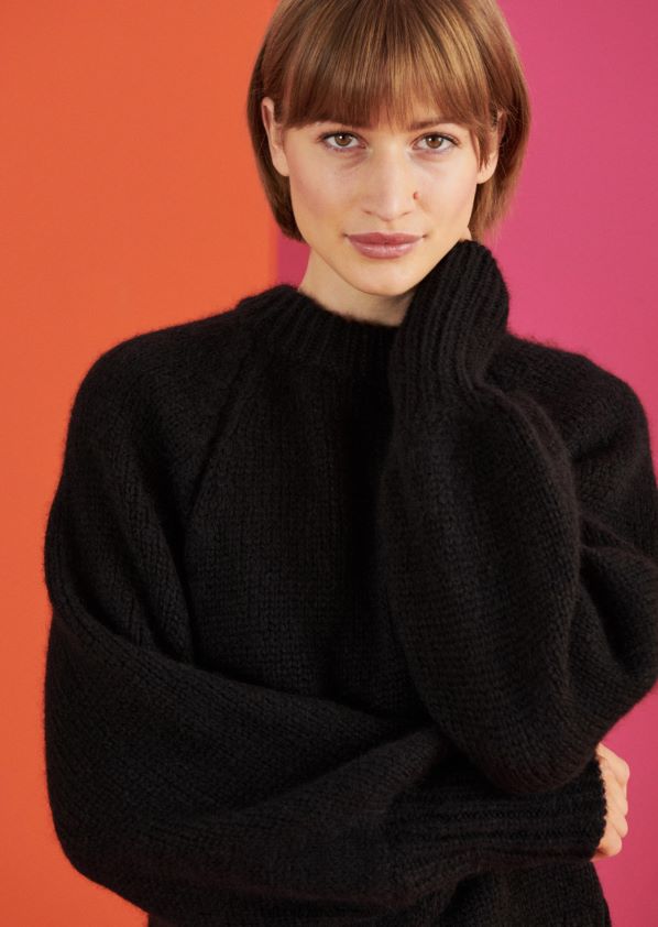 8NNJJV307 Kleidung Schwarz Frauen Talbot Runhof Pullover odasweater1