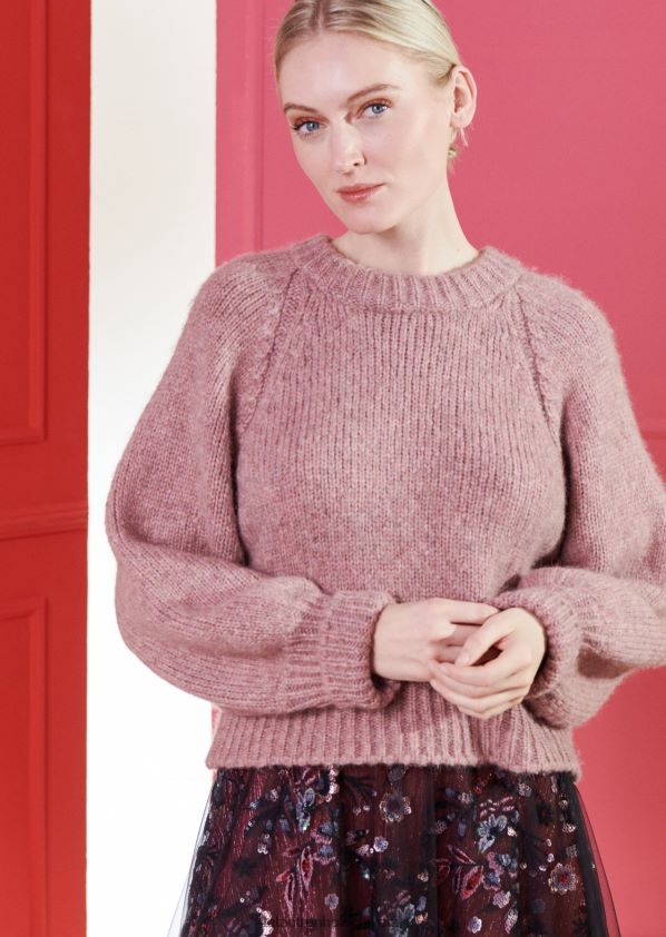 8NNJJV316 Kleidung Marmorrosa Frauen Talbot Runhof Pullover odasweater1