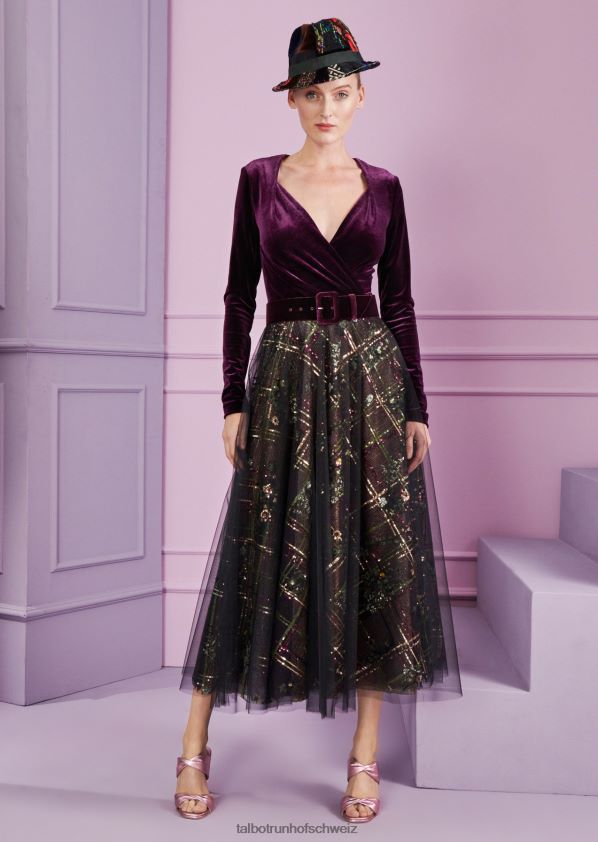 8NNJJV396 Zubehör Aubergine lila Frauen Talbot Runhof Gürtel Dip1