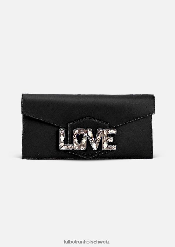 8NNJJV424 Zubehör Schwarz Frauen Talbot Runhof Pellegrino Paris Clutch Love