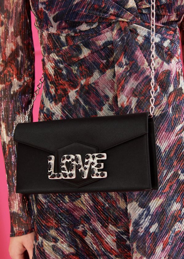8NNJJV424 Zubehör Schwarz Frauen Talbot Runhof Pellegrino Paris Clutch Love
