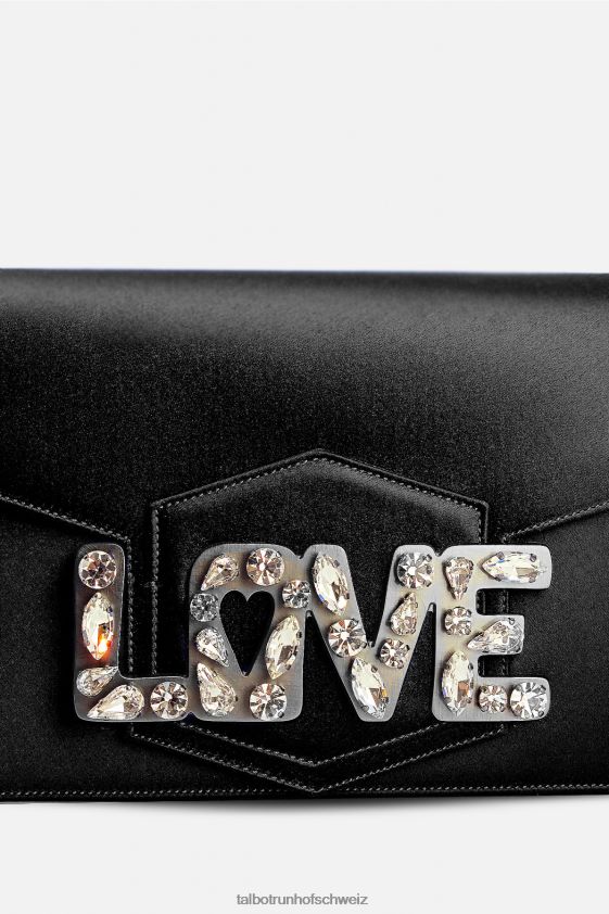 8NNJJV424 Zubehör Schwarz Frauen Talbot Runhof Pellegrino Paris Clutch Love