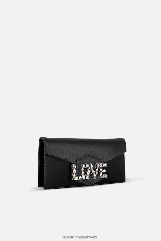 8NNJJV424 Zubehör Schwarz Frauen Talbot Runhof Pellegrino Paris Clutch Love