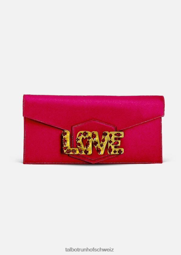 8NNJJV425 Zubehör Burgunderrot Frauen Talbot Runhof Pellegrino Paris Clutch Love