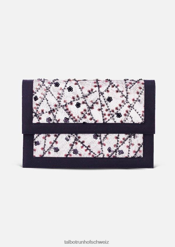 8NNJJV431 Zubehör Schwarz-Weiss Frauen Talbot Runhof Pellegrino Paris Clutch Helena
